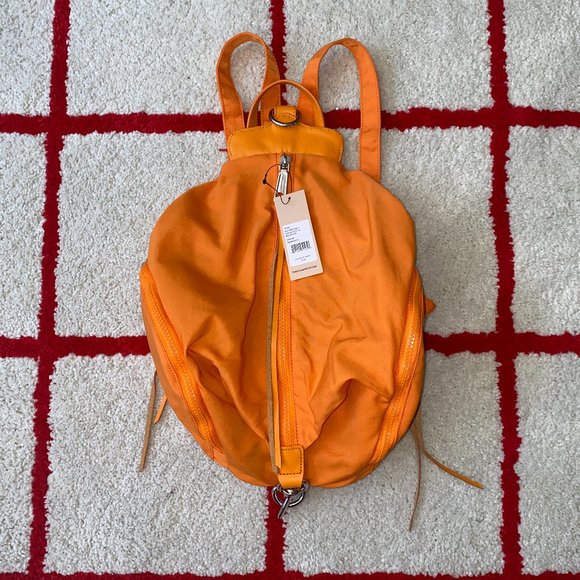 Rebecca Minkoff Handbags - Rebecca Minkoff Julian Nylon Backpack Orange